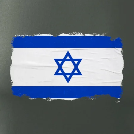 Izraelská vlajka plakát