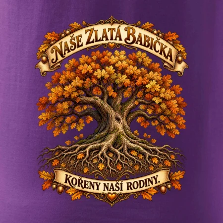 Naše zlatá babička kořeny naší rodiny dub