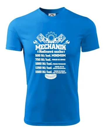 Mechanik - hodinová sazba