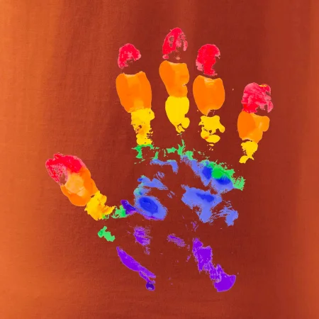 LGBT hand print