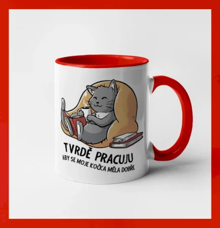 Tvrdě pracuju, aby se kočka měla dobře