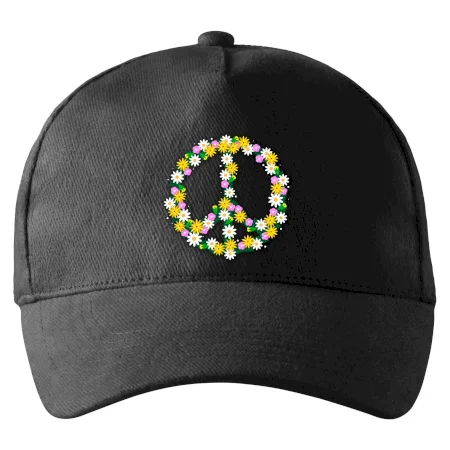 Peace symbol kopretiny