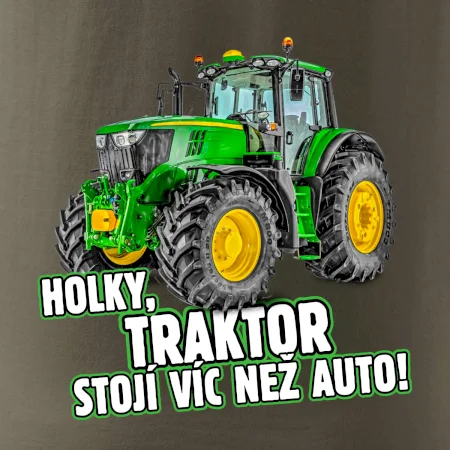 Holky, traktor stojí víc než auto