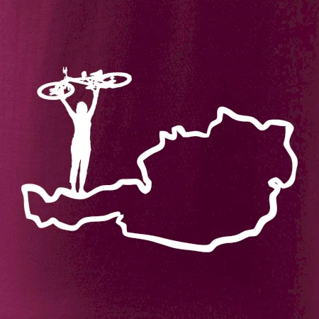 Cyklistka - Mapa Rakouska