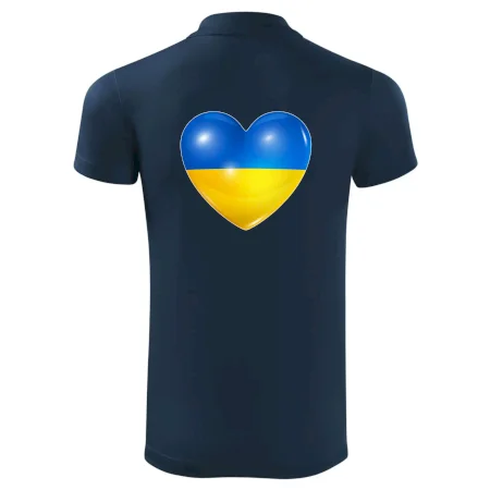 Ukrajina srdce vlajka