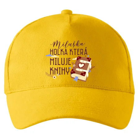 Kniha - Holka, která miluje knihy -  Vaše jméno