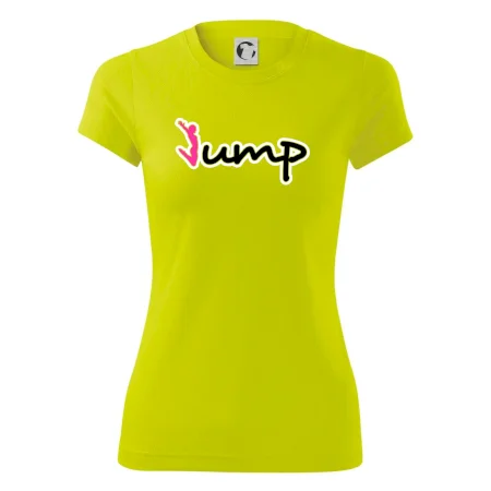 Jump - nápis a panáček