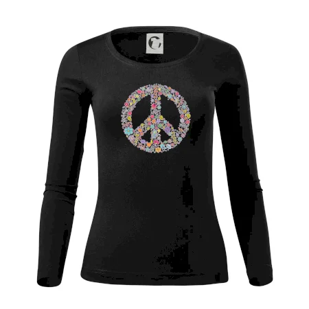 Peace symbol lístečky