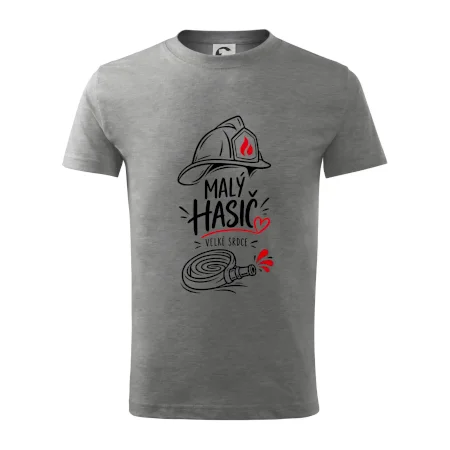 Malý hasič s velkým srdcem - minimalistická kresba