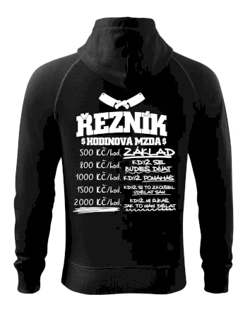 Hodinová mzda řezník