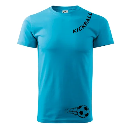 Kickball nápis šikmo