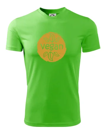 Vegan hnědá kruh