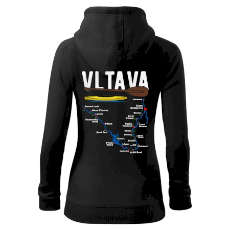 Mapa řeky Vltavy