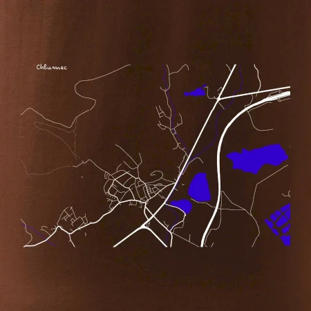 Chlumec 403 39 mapa s vodními toky
