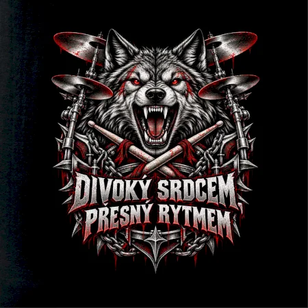 Divoký srdcem přesný rytmem - vlčí bubenický erb