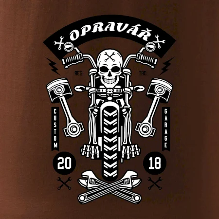 Lebka motorkář opravář