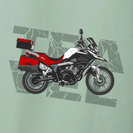 Cestovní enduro červená