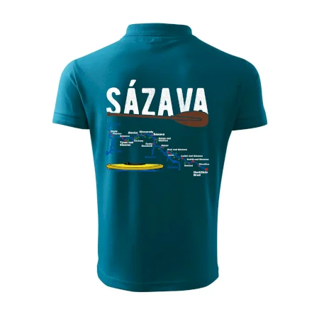 Mapa řeky Sázavy