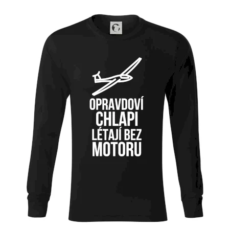 Opravdovi chlapi létají bez motoru