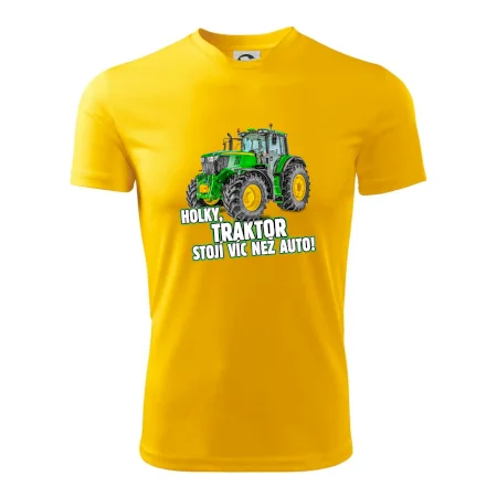 Holky, traktor stojí víc než auto