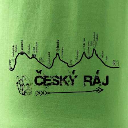 Profil kopce - Český ráj