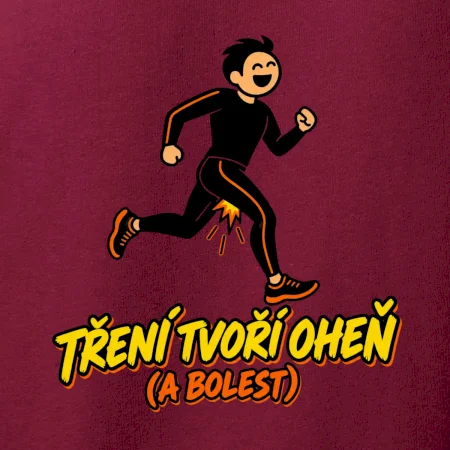Běžecké tření tvoří oheň