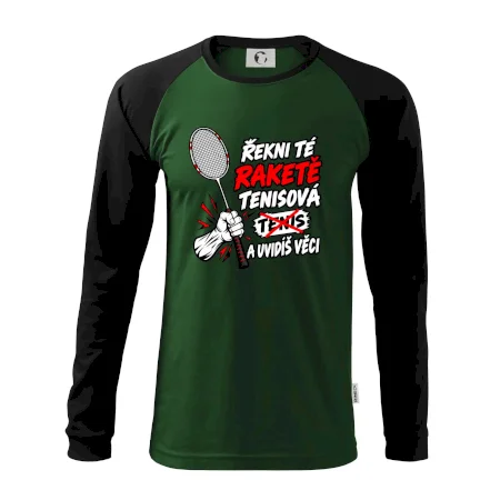 Badmintonová raketa není tenisová