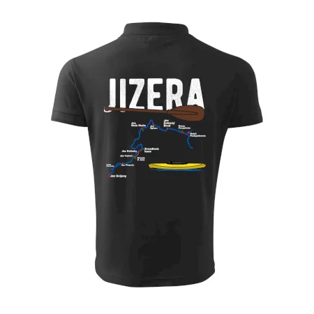 Mapa řeky Jizery