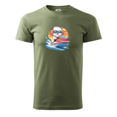 Bišonek na vodním skútru