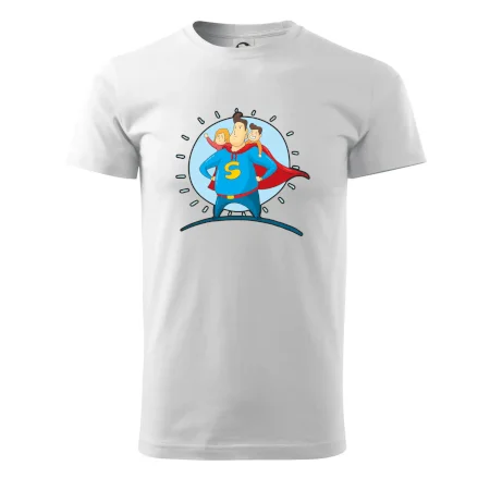Táta superman - holka a kluk