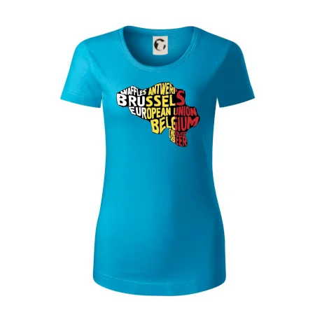 Mapy - názvy měst - Belgie