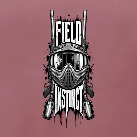 Černobílá maska field instinct paintball