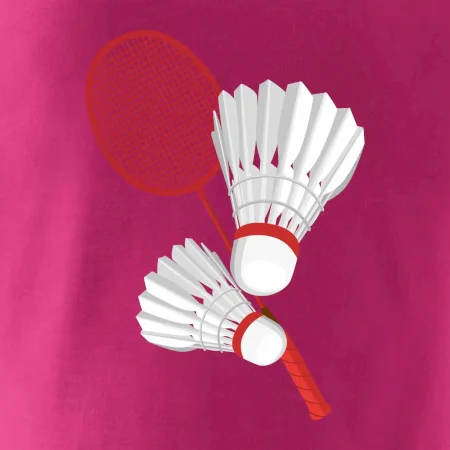 Badminton - pálka a košík