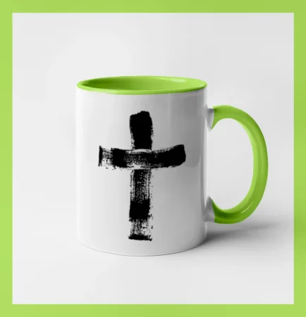 Jesus kříž štětcem