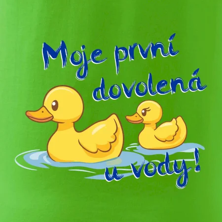 Moje první dovolená u vody - holčička