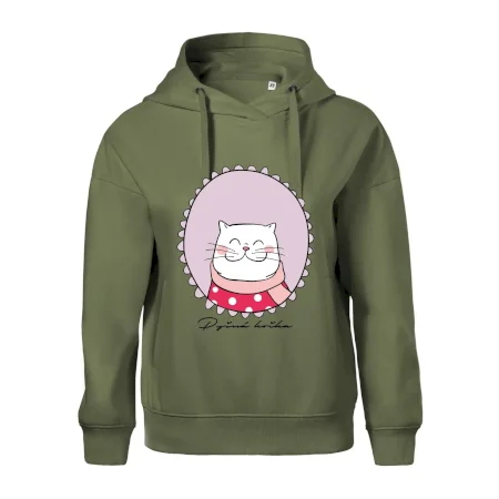 Pyšná kočka fialová