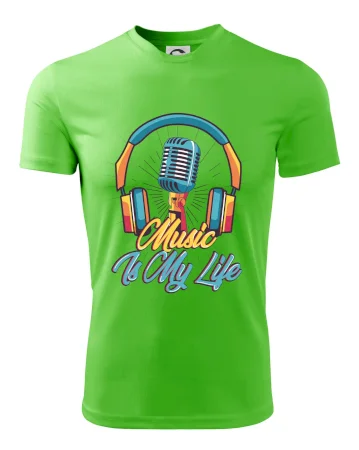 Music is my life sluchátka