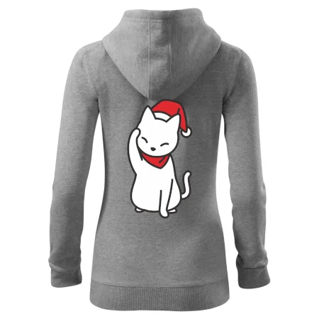 Vánoční kočka mávající