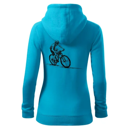 MTB kreslený cyklista