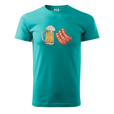 Pivo a klobása