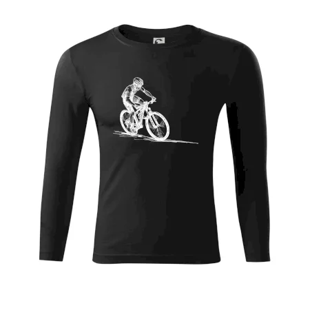 MTB kreslený cyklista