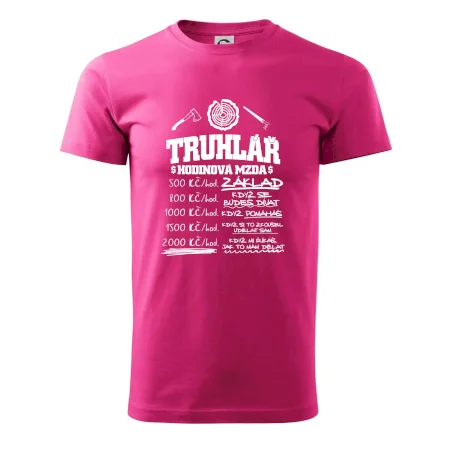 Hodinová mzda truhlář