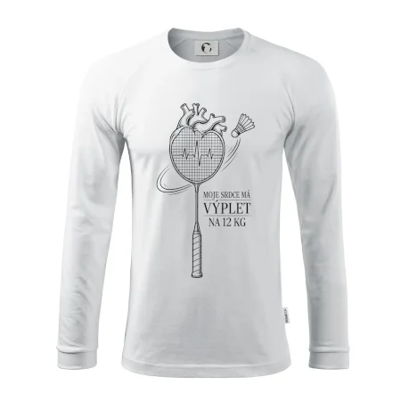Badminton srdce s výpletem