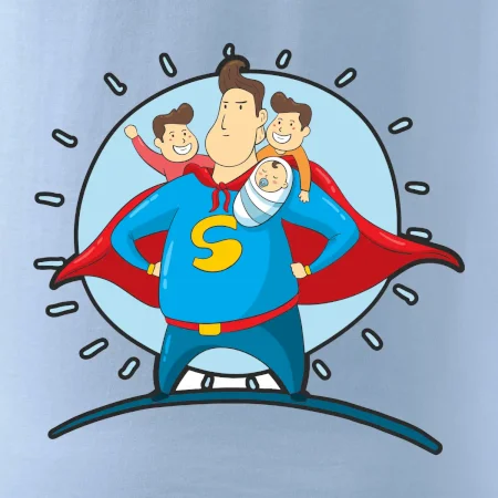 Táta superman - kluk, kluk a dítě