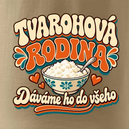 Tvarohová rodina dává tvaroh do všeho