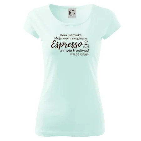 Jsem maminka. Moje krevní skupina je Espresso