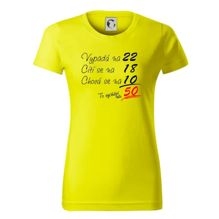 Vypadá, cítí se, chová se - 50 let