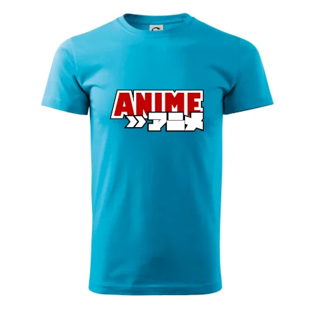 Anime nápis červený