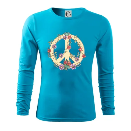 Peace symbol pískový