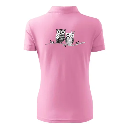 Dvě sovy abstraktní